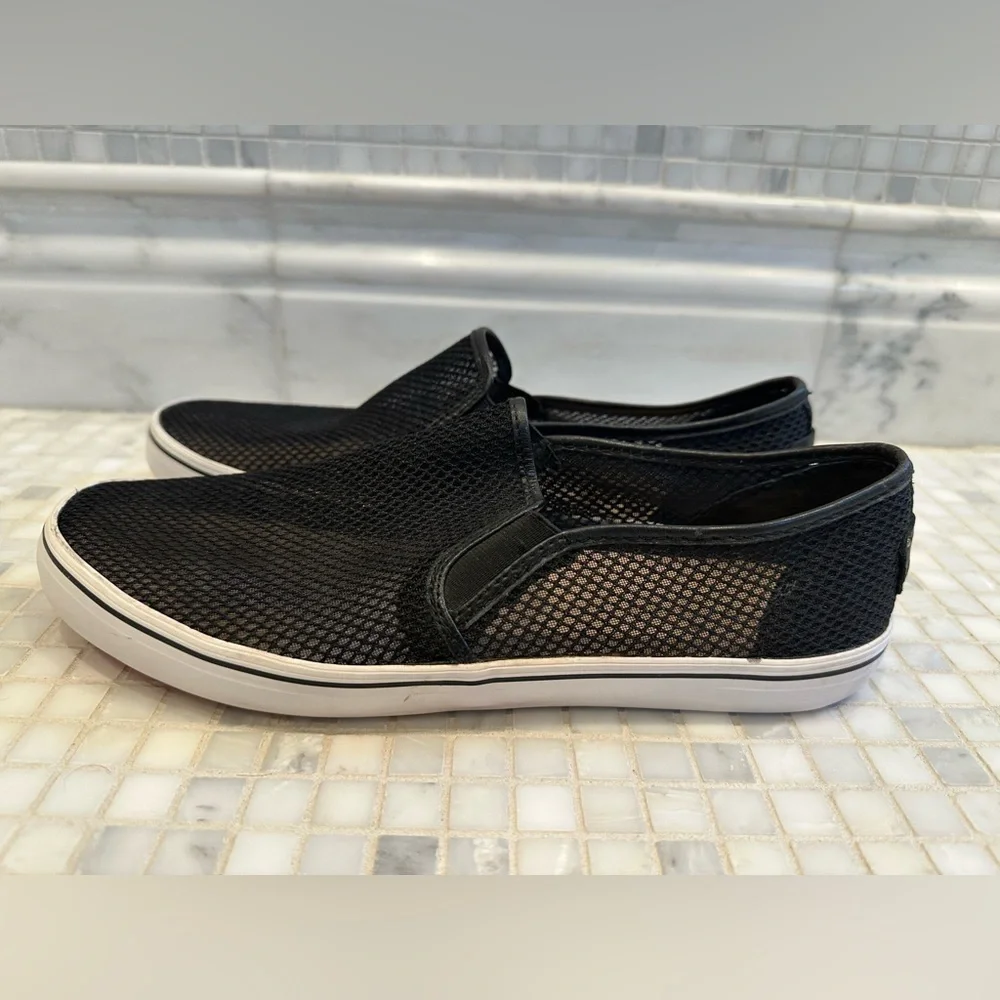 Kate Spade Women’s Black Sallie Mesh Slip-On Sneakers Size 10